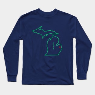 Yale MI Love (Green) Long Sleeve T-Shirt